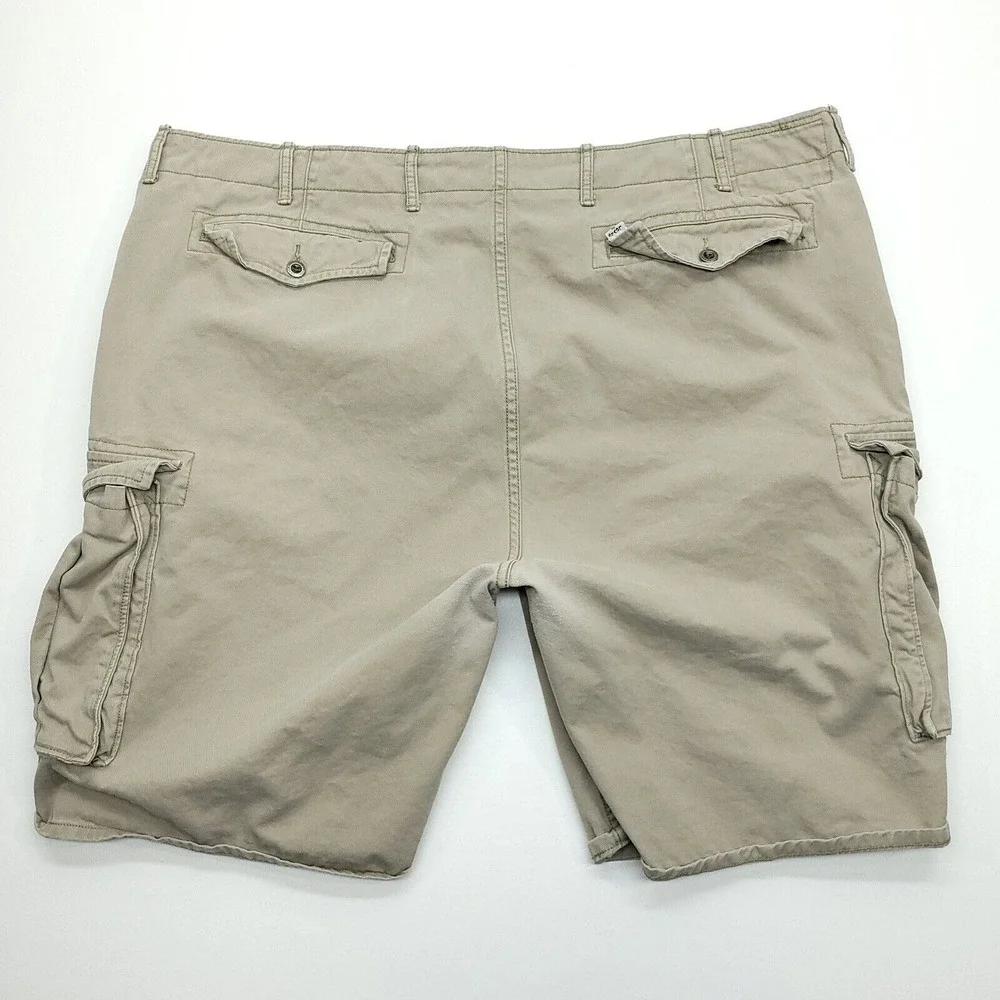 Levis Cargo Shorts Men 45.5 Waist Beige Cotton Hiking Camping Gorpcore‎ Outdoor